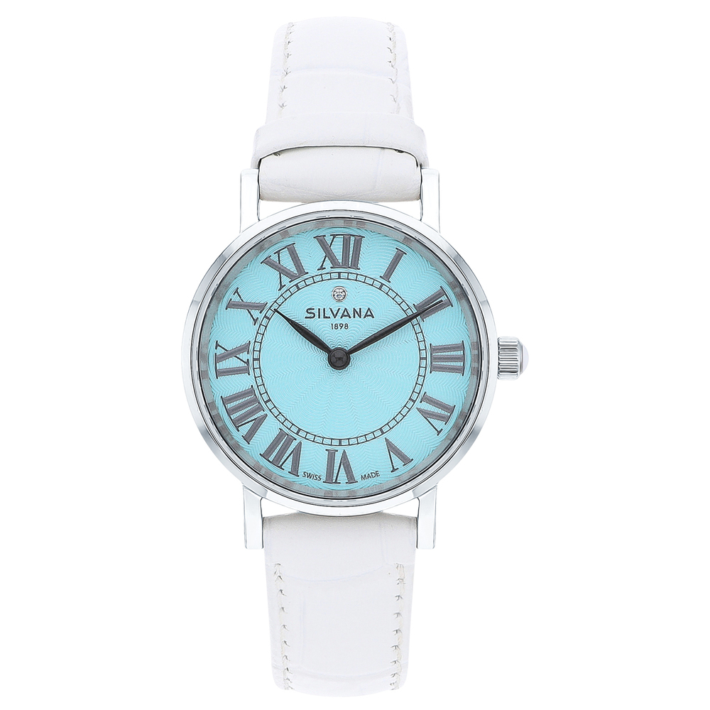 Đồng hồ Silvana Nữ SR12QSS1TCBL Dây Da 28mm