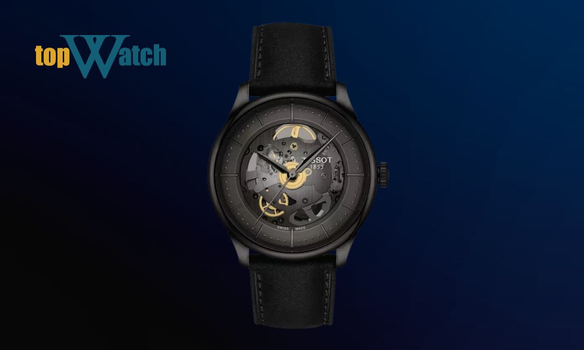 Đồng hồ Tissot Chemin des Tourelles Skeleton PVD T139.836.36.441.00