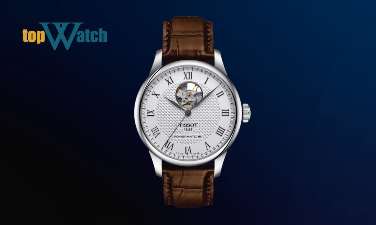 Đồng hồ Tissot Le Locle Open Heart dây da T006.407.16.033.01