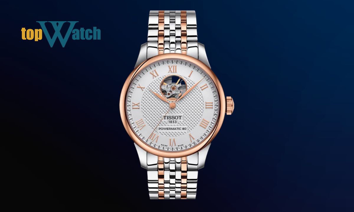 Đồng hồ Tissot Le Locle Open Heart hai tông T006.407.22.033.02