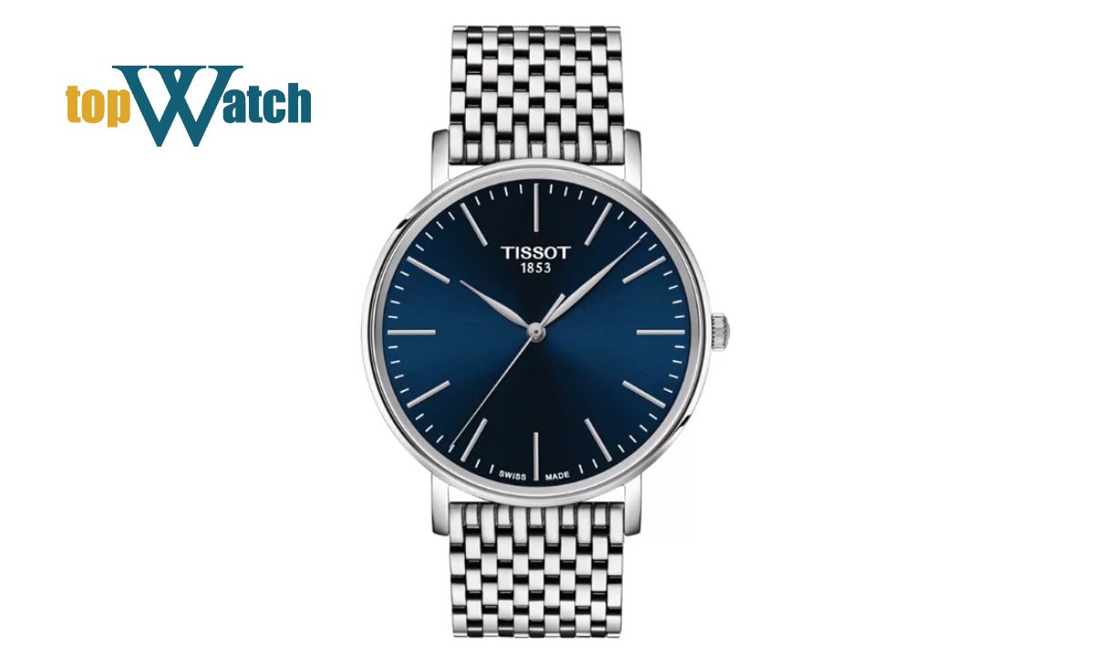 Gợi ý 10 mẫu đồng hồ Tissot nam dây kim loại đẹp và sang trọng Đồng Hồ Tissot Nam Everytime T143.410.11.091.00 40mm