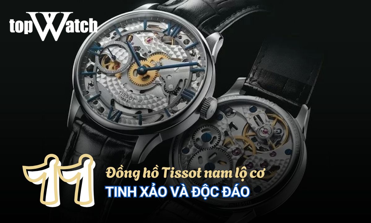 đồng hồ tissot nam lộ cơ