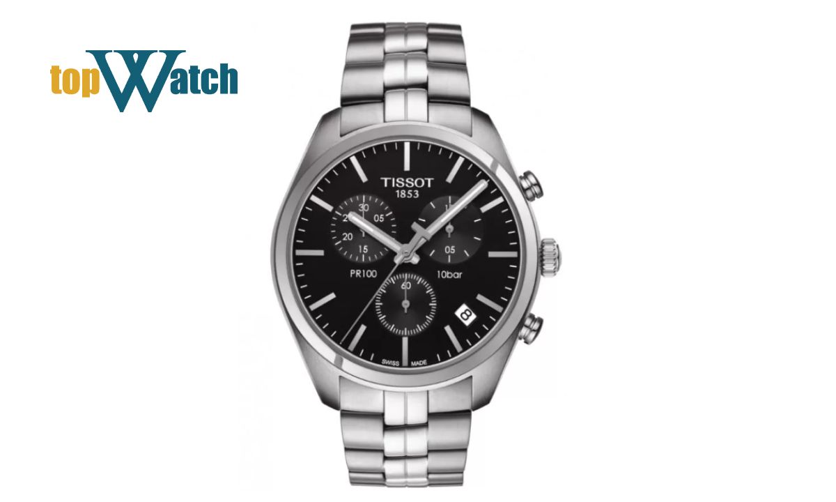 Gợi ý 10 mẫu đồng hồ Tissot nam dây kim loại đẹp và sang trọng Đồng Hồ Tissot Nam Quartz T101.417.11.051.00 41mm