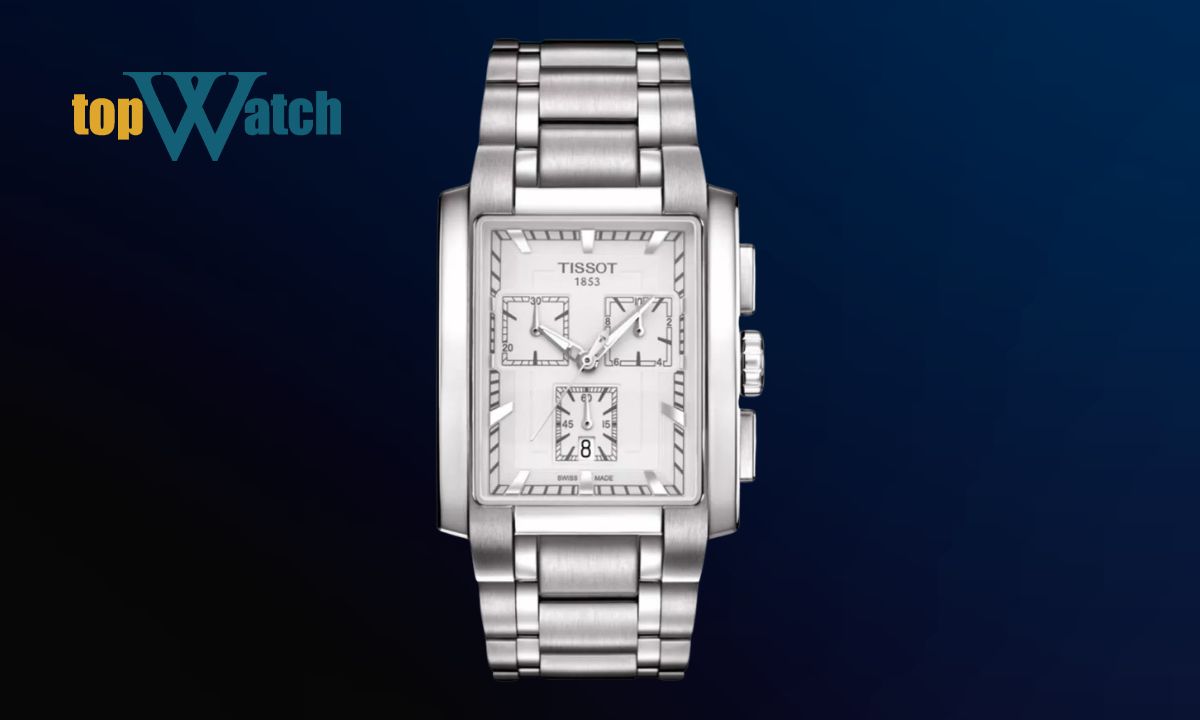 Top 11 mẫu đồng hồ Tissot mặt chữ nhật đa dạng cho nam và nữ Đồng hồ Tissot TXL Chronograph Silver Dial T061.717.11.031.00