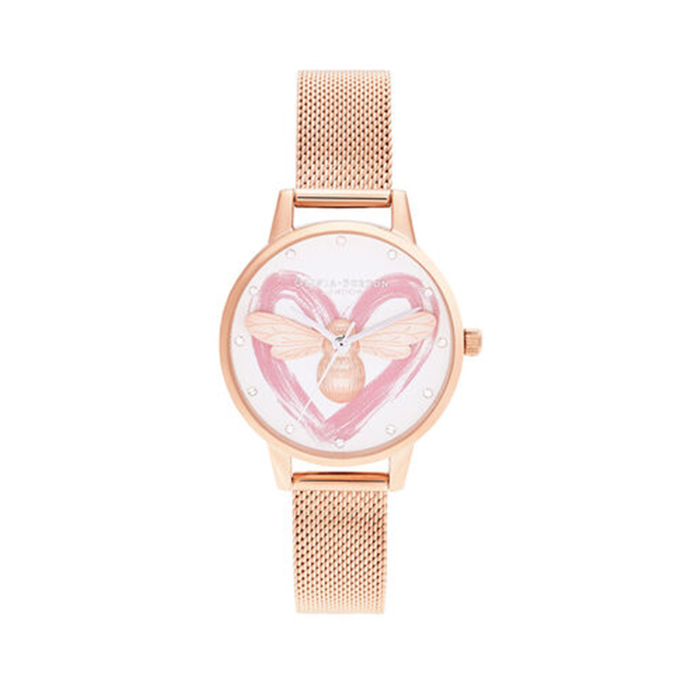 Đồng hồ Olivia Burton Nữ OB16FB01 Dây Mesh 30mm