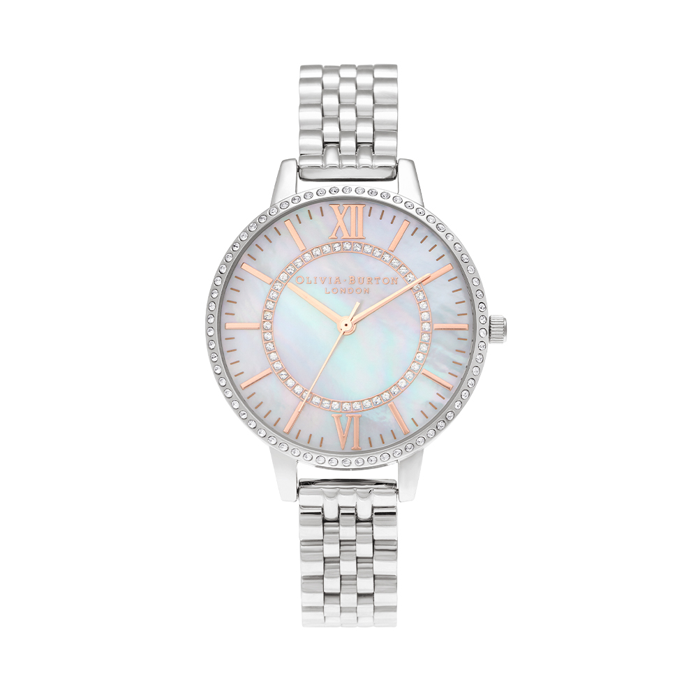 Đồng hồ Olivia Burton Nữ OB16WD91 Dây Thép Không Gỉ 34mm
