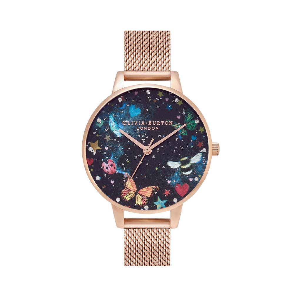 Đồng hồ Olivia Burton Nữ OB16WG90 Dây Mesh 34mm