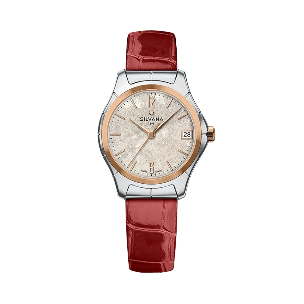 Đồng hồ Silvana Nữ SB32QSR2P4CR Dây Da 32mm