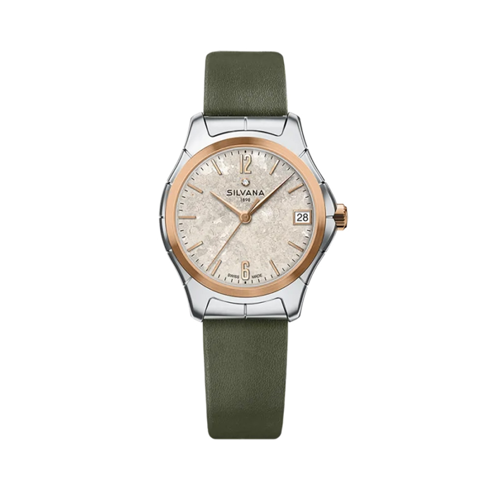 Đồng hồ Silvana Nữ SB32QSR2P4CVO Dây Da 32mm