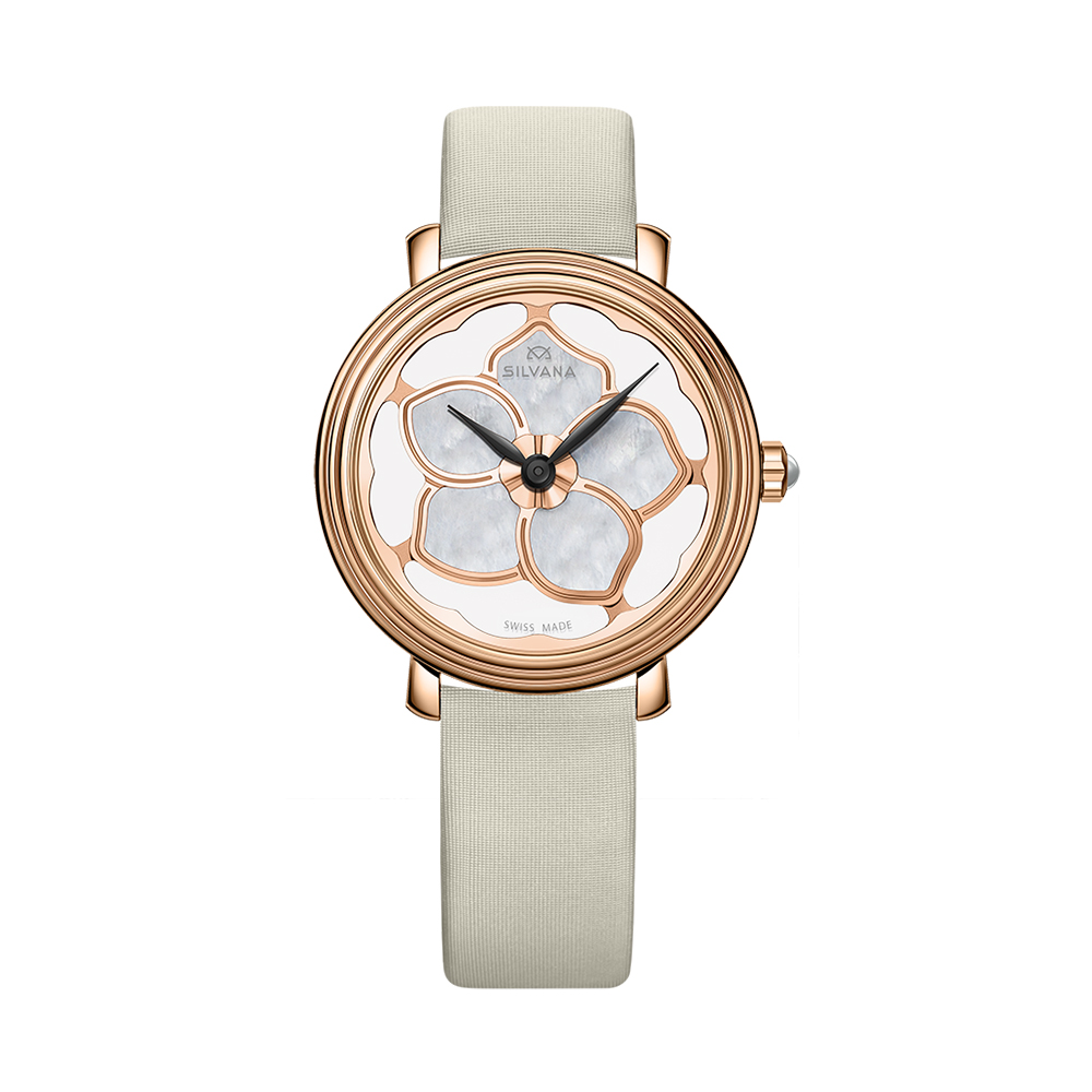 Đồng hồ Silvana Nữ SF36QRR85SBL Dây Da 36mm
