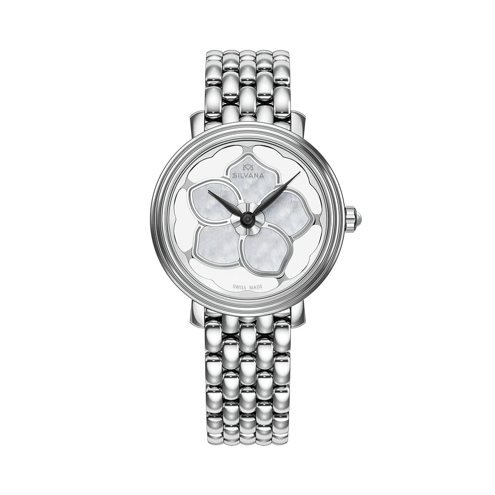Đồng hồ Silvana Nữ SF36QSS85S Dây Thép Không Gỉ 36mm