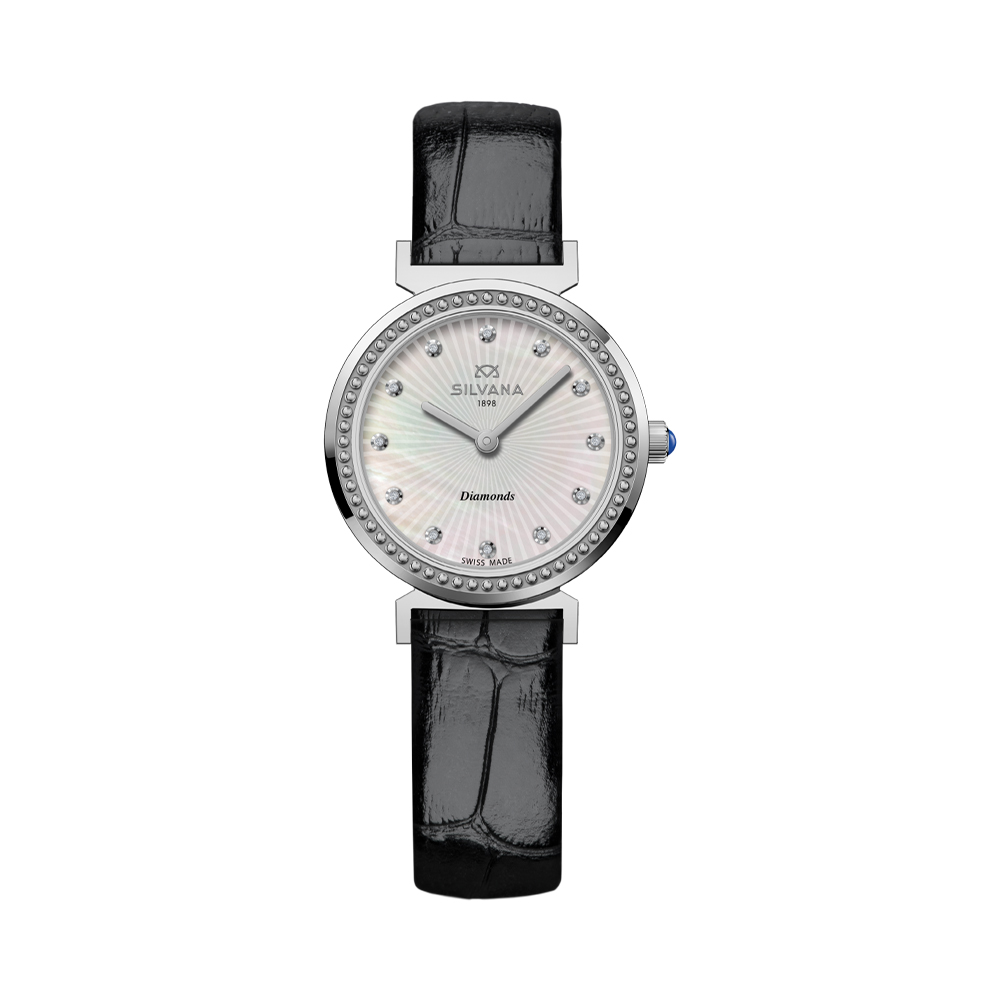 Đồng hồ Silvana Nữ SR30QSP45CN Dây Da 30mm