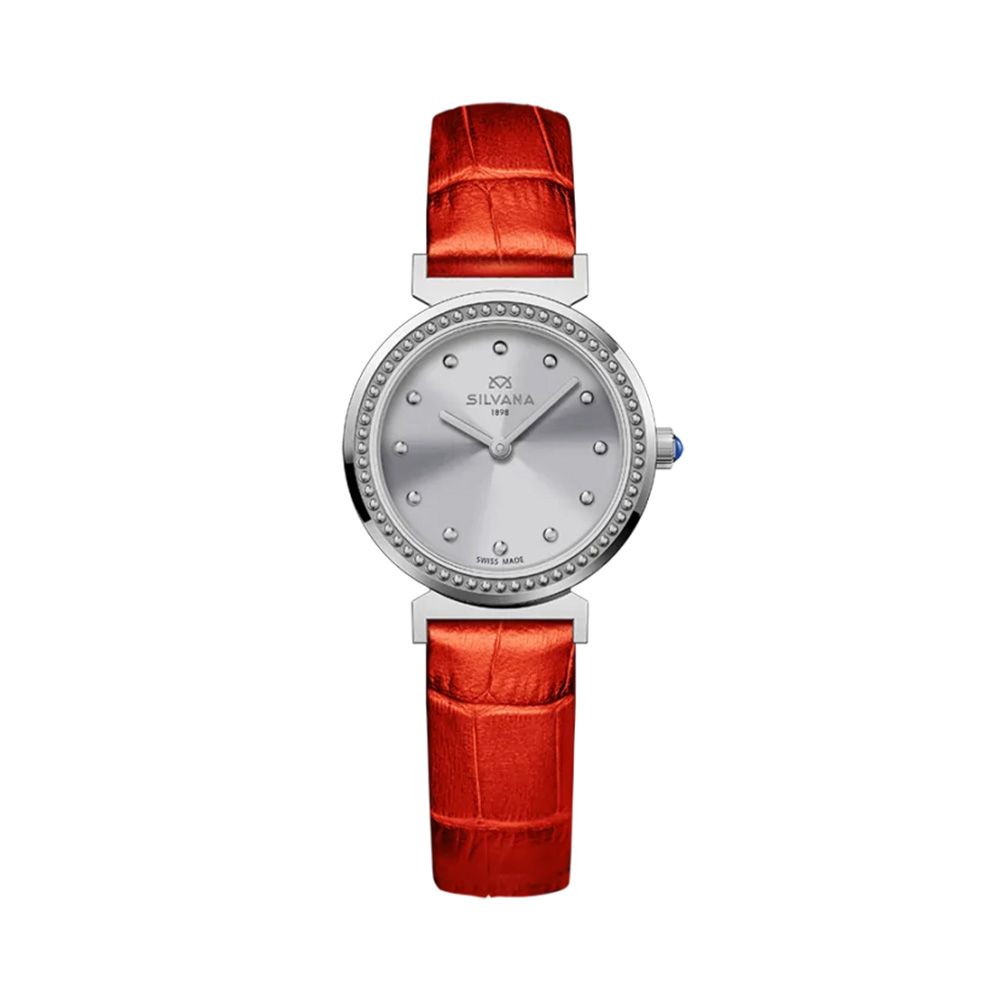 Đồng hồ Silvana Nữ SR30QSP71CR Dây Da 30mm