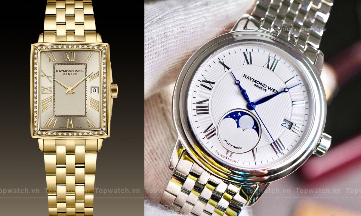 Đồng hồ Raymond Weil của nước nào? Giá bao nhiêu? Đồng hồ Raymond Weil đa dạng về kiểu dáng và chất liệu