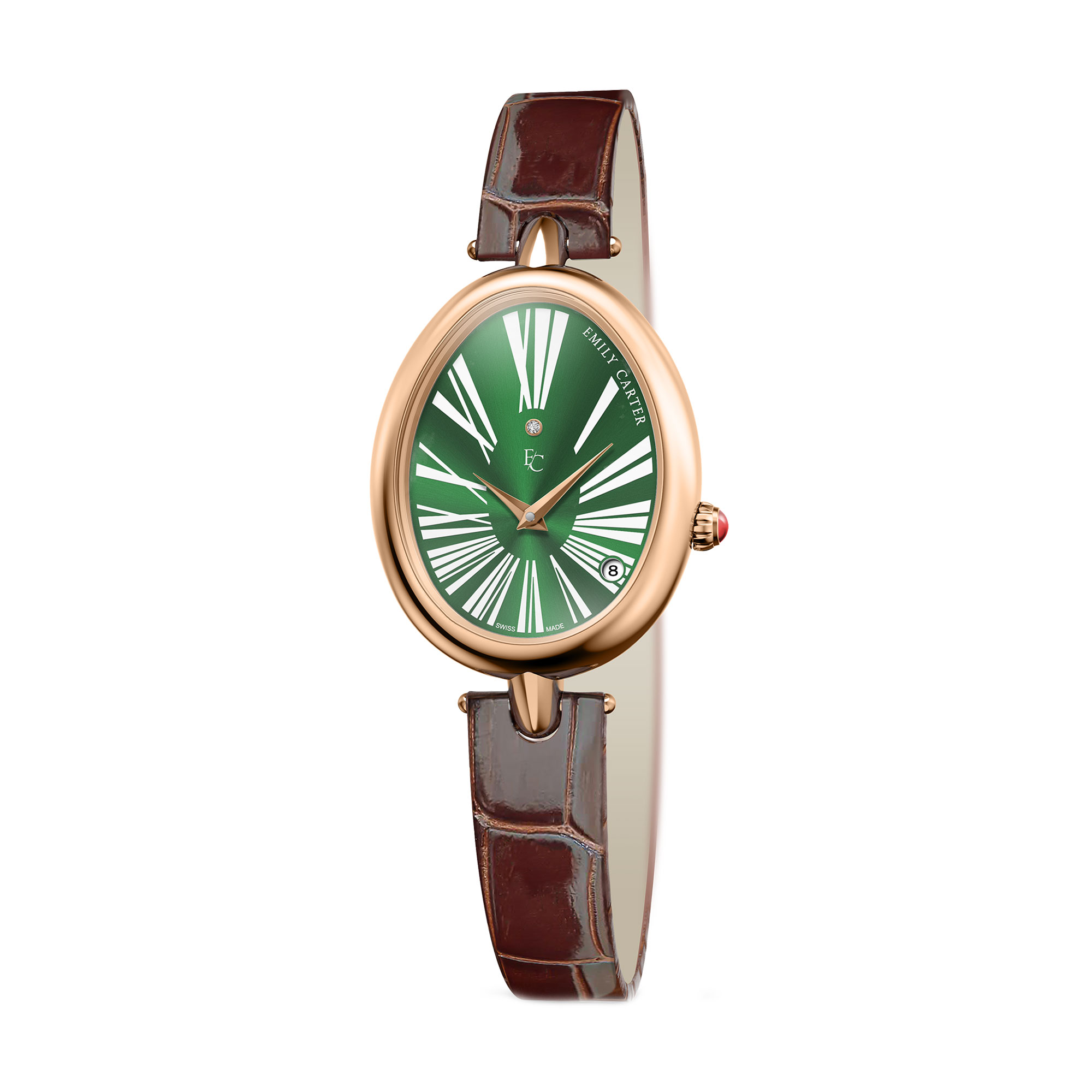 Đồng hồ Emily Carter Nữ ECO38QRR17CB Dây Da 24mm