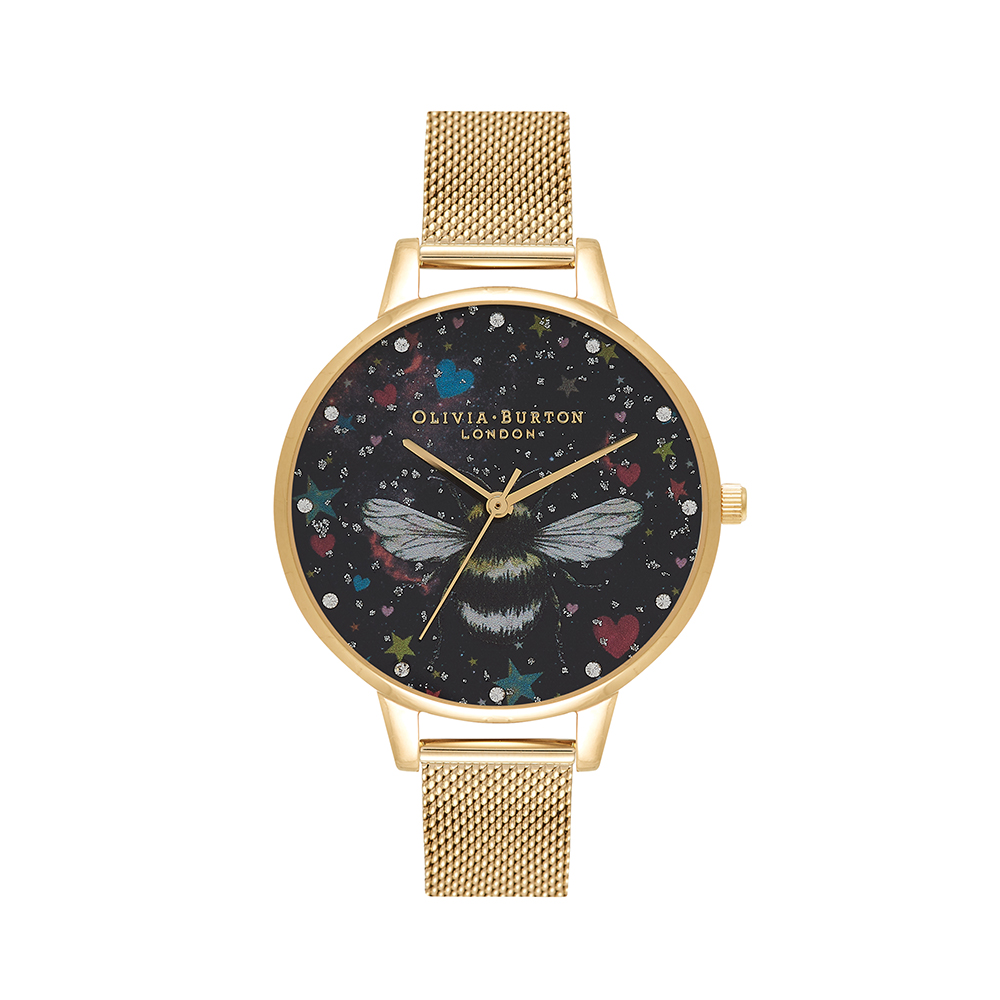 Đồng hồ Olivia Burton Nữ OB16WG85 Dây Mesh 34mm