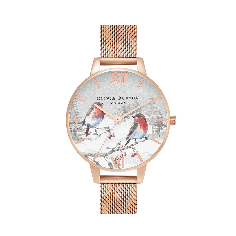 Đồng hồ Olivia Burton Nữ OB16WL93 Dây Mesh 34mm