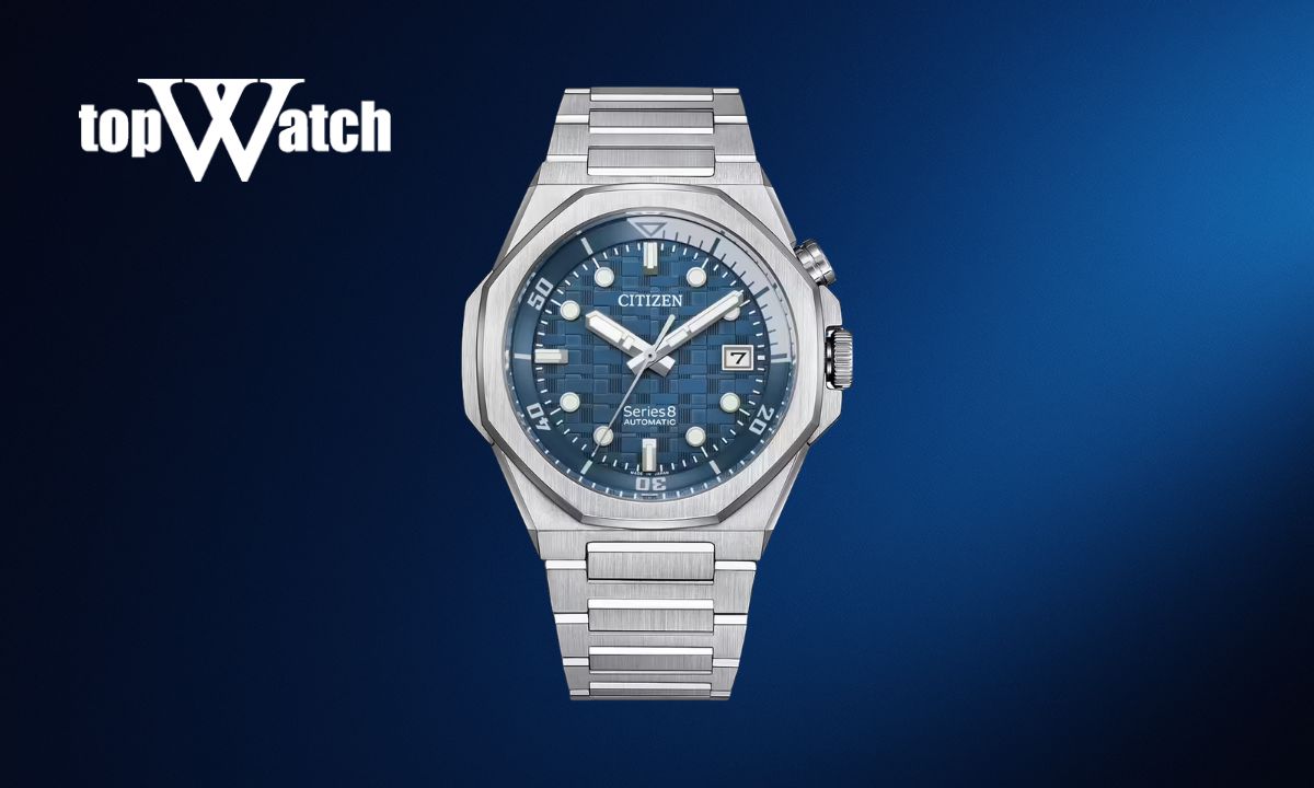 Top 12 đồng hồ cơ Citizen nam cao cấp, thiết kế đẹp, độc đáo Đồng hồ automatic Citizen nam Series 8 890 NB6060-58L mặt số bát giác
