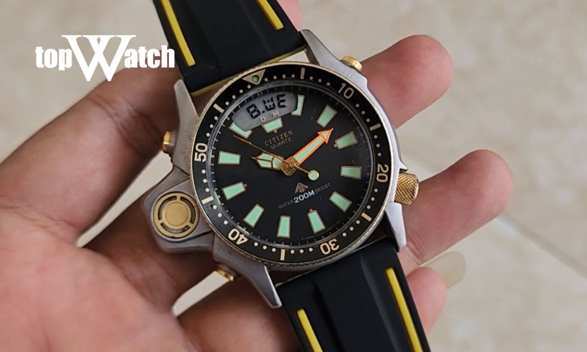 Top 8 đồng hồ Citizen cổ xưa đáng sưu tầm theo thời gian Đồng hồ Citizen Aqualand C022-088093Y