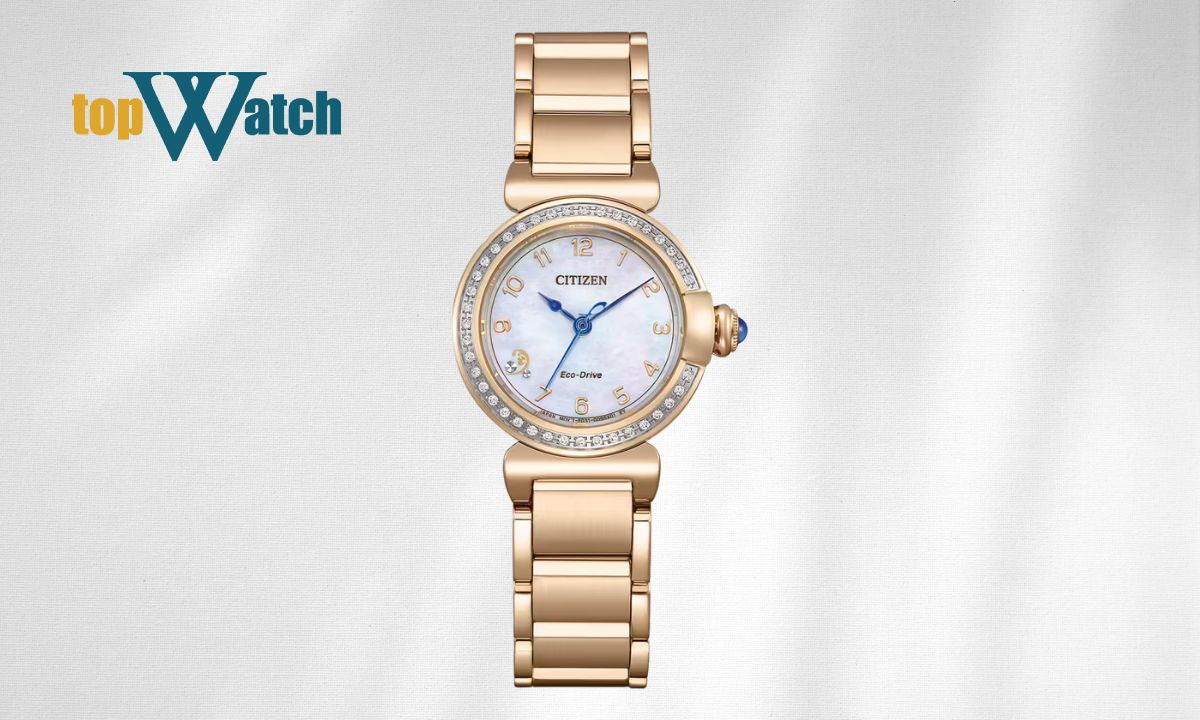 Top 11 mẫu đồng hồ Citizen Eco-Drive nữ thanh lịch, hiện đại Đồng hồ Citizen nữ Eco-Drive L EM1123-89D đính kim cương