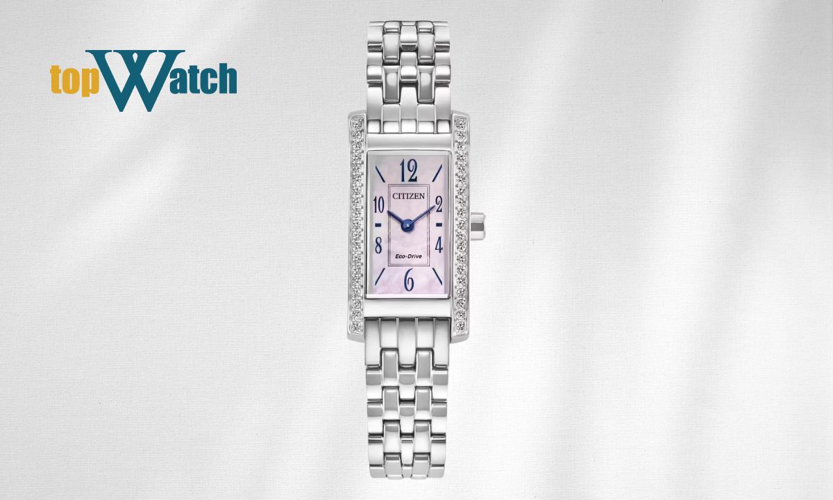 Top 11 mẫu đồng hồ Citizen Eco-Drive nữ thanh lịch, hiện đại Đồng hồ Citizen nữ Eco-Drive mặt số hồng L EG7110-54Y
