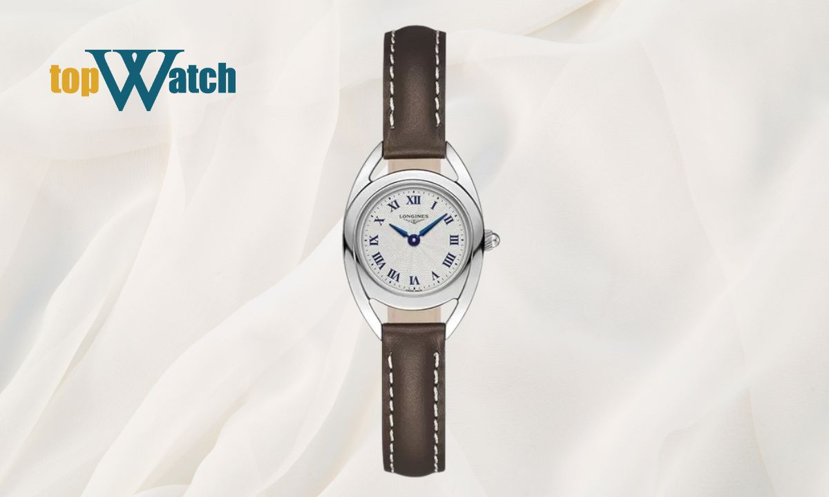 Top 15 đồng hồ Longines nữ dây da thanh mảnh, nữ tính Đồng hồ Longines nữ dây da nâu Equestrian L6.135.4.71.2