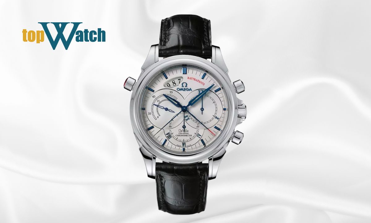 Đồng hồ Omega De Ville dây da đen Co-Axial 4847.30.31