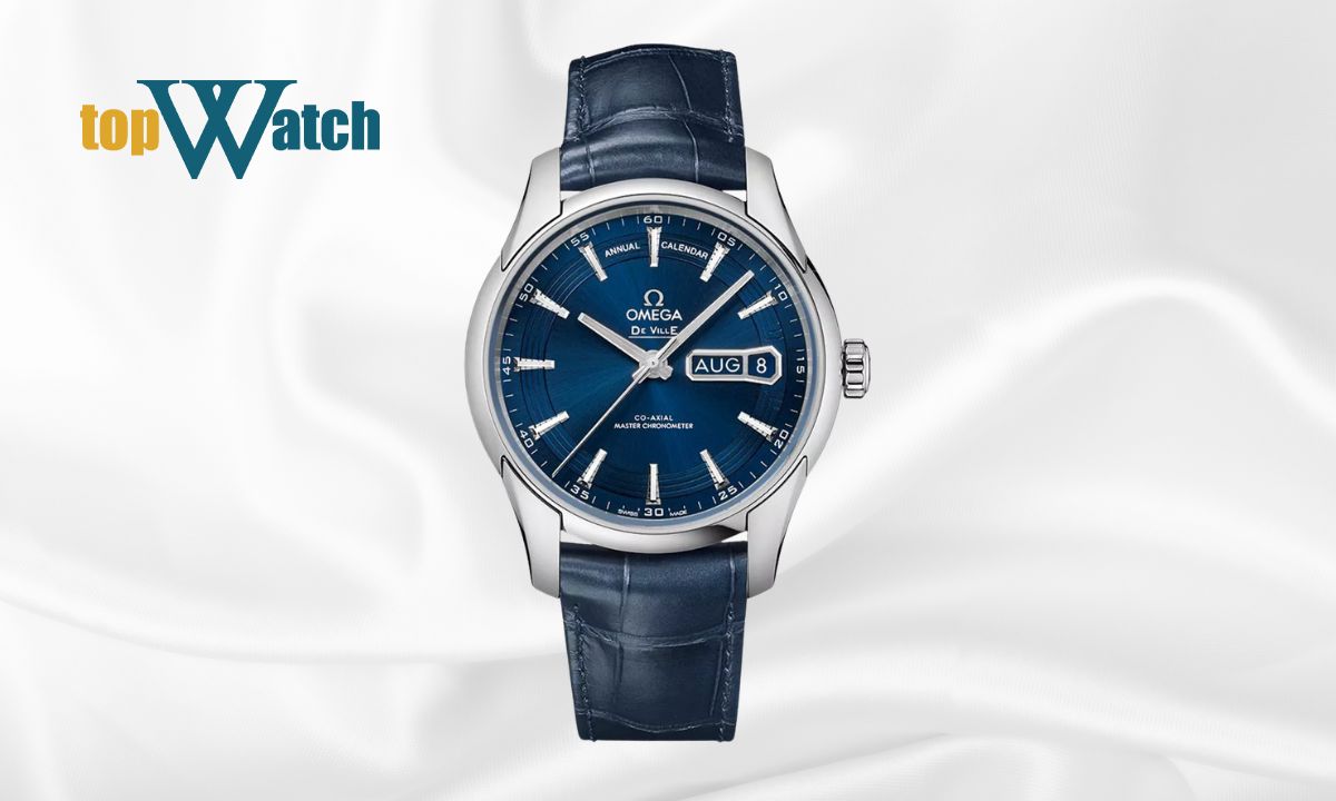 Đồng hồ Omega De Ville Hour Vision 433.33.41.22.03.001 dây da