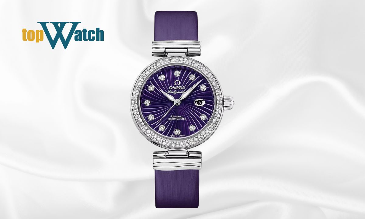 Đồng hồ Omega De Ville Ladymatic 425.37.34.20.60.001 Purple