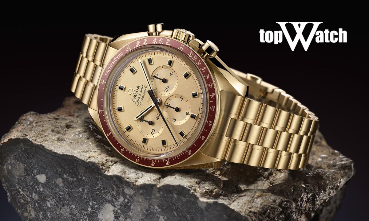 Top 7 đồng hồ Omega vàng nguyên khối sang trọng, giá trị cao Đồng hồ Omega Speedmaster Moonwatch 310.60.42.50.99.001