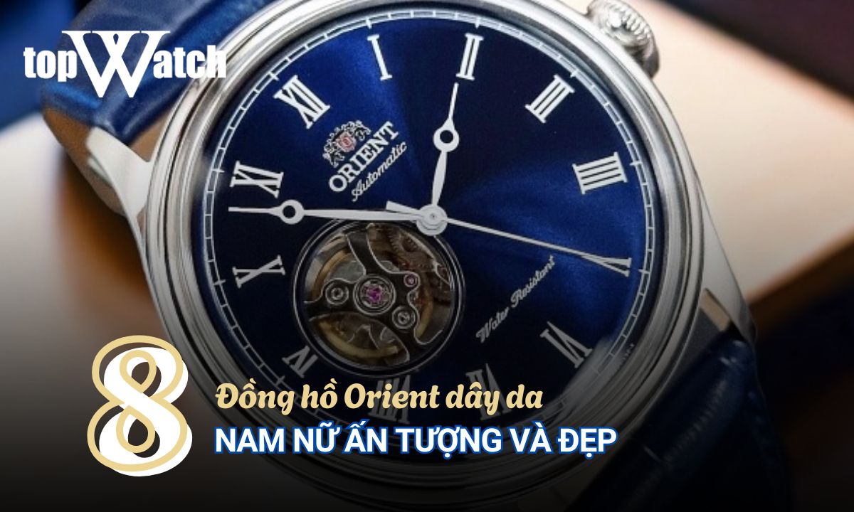 đồng hồ orient dây da