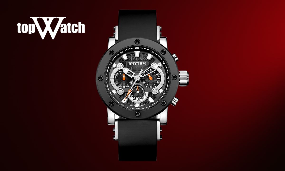 Đồng hồ RHYTHM Men's Quartz Black I1203R05