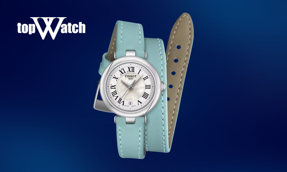 Top 7 mẫu đồng hồ Tissot nữ dây da thanh lịch, hiện đại Đồng hồ Tissot Bellissima S-Lady T126.010.16.113.01