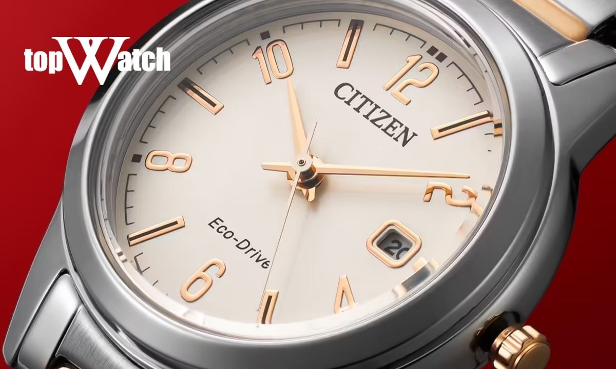 Logo Citizen chính hãng được hoàn thiện sắc nét, cân đối và đồng đều