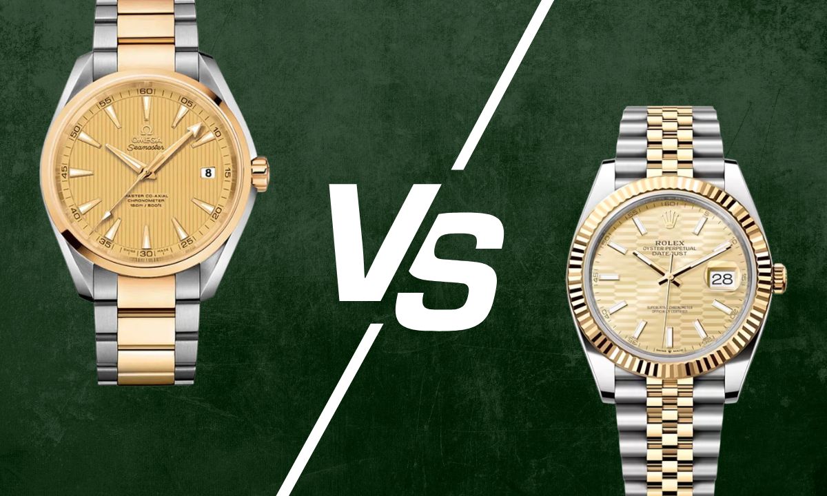 Omega vs Rolex: So sánh chi tiết và tư vấn lựa chọn Omega Seamaster Aqua Terra 231.20.42.21.08.001 và Rolex Datejust 126333-0022
