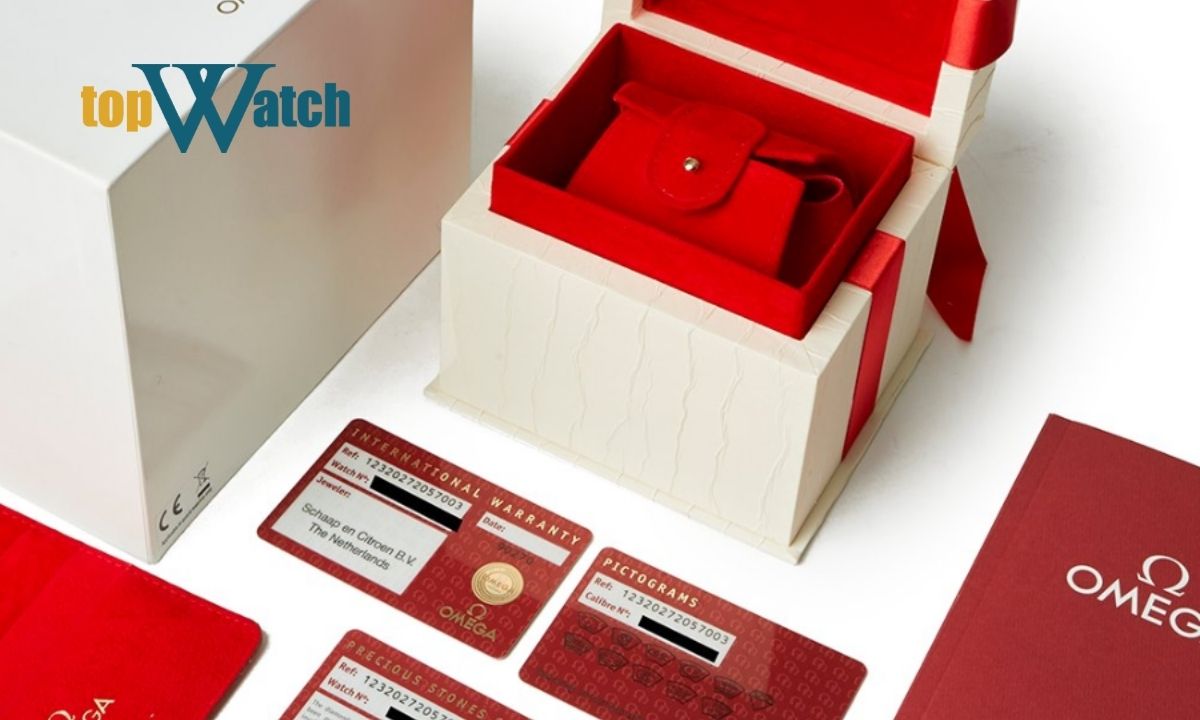 Mách bạn cách nhận biết đồng hồ omega chính hãng đơn giản Kiểm tra phụ kiện và giấy tờ đi kèm đồng hồ Omega chính hãng