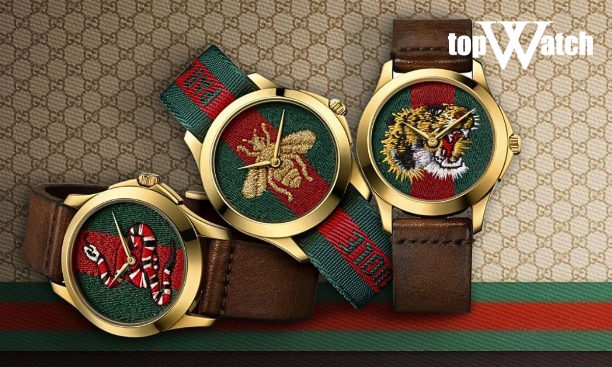 Đồng hồ Gucci của nước nào? Có tốt không? Giá bao nhiêu? Thiết kế mang đậm dấu ấn Gucci, dễ dàng nhận diện ngay từ cái nhìn đầu tiên