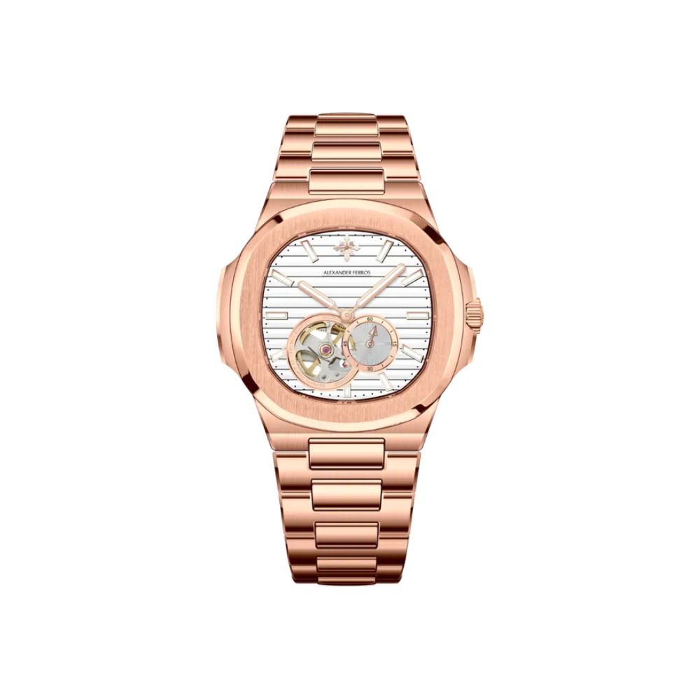 Đồng Hồ Alexander Ferros Nam 6312R/02 Automatic Dây Kim loại 40mm