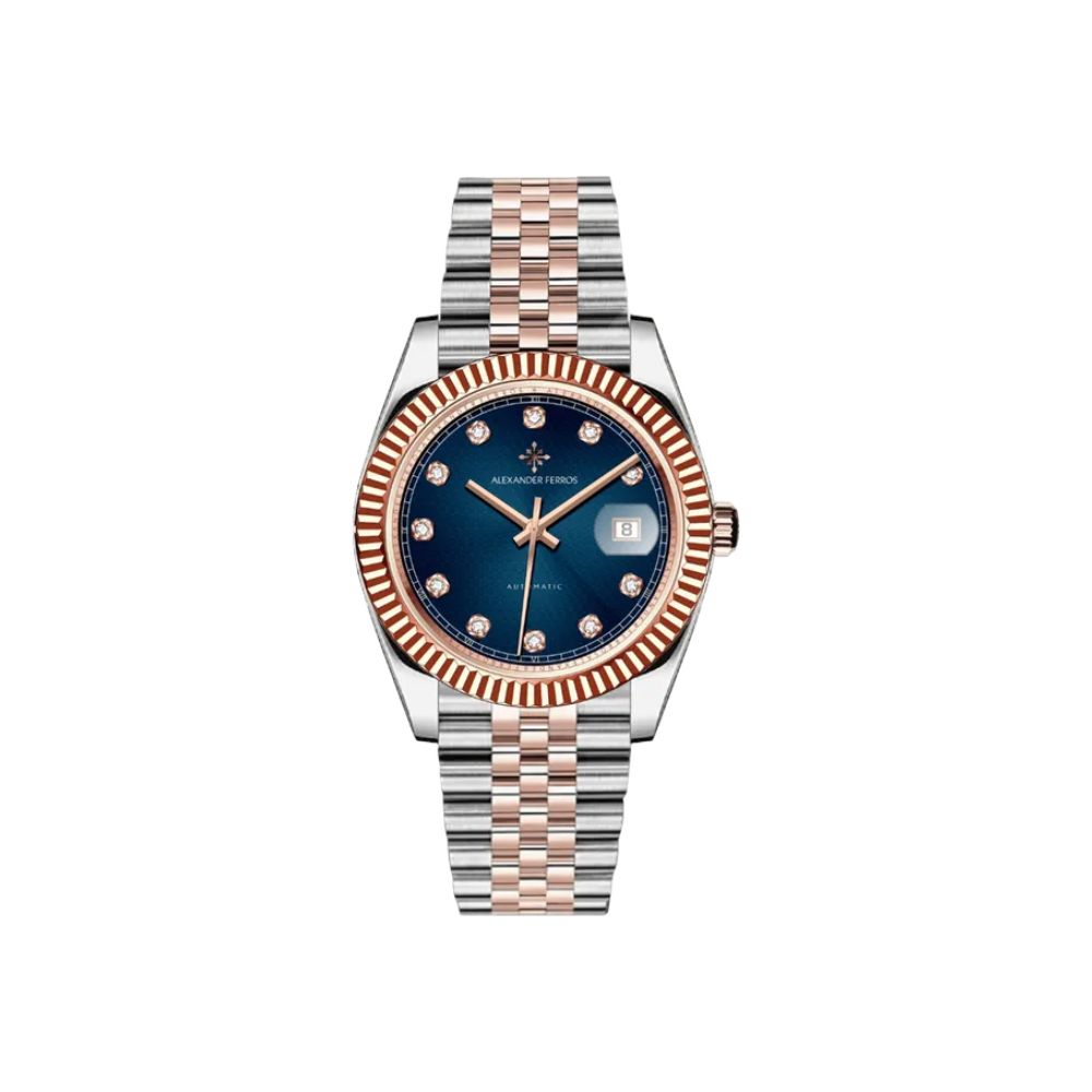 Đồng Hồ Alexander Ferros Nam 8032D/05 Automatic Dây Kim loại 40mm