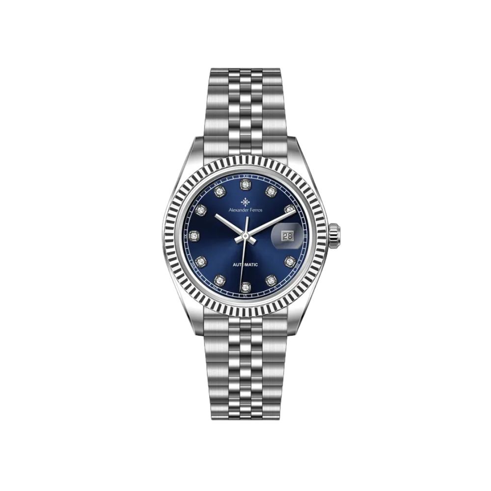 Đồng Hồ Alexander Ferros Nam 8232S/05 Automatic Dây Kim loại 40mm