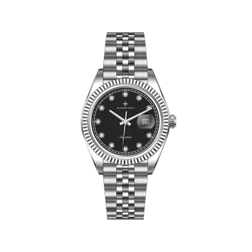 Đồng Hồ Alexander Ferros Nam 8382S/01 Quartz Dây Kim loại 40mm