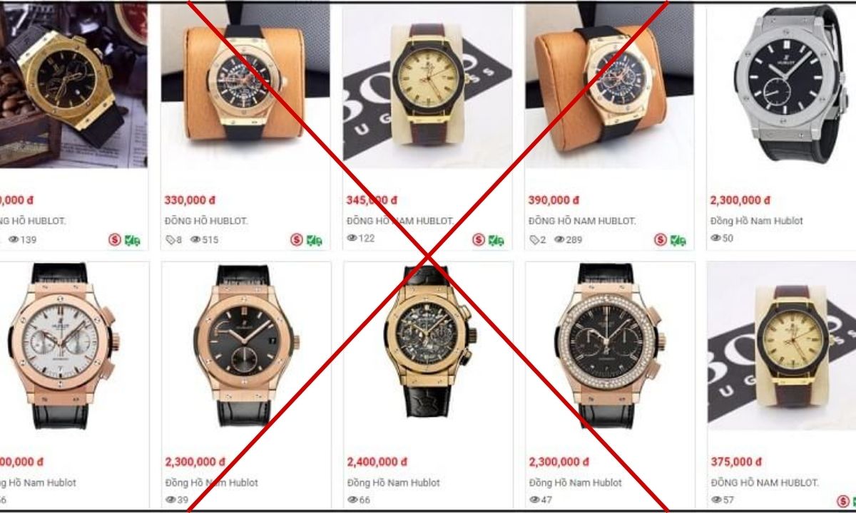 Đồng hồ Hublot giả được bán tràn lan