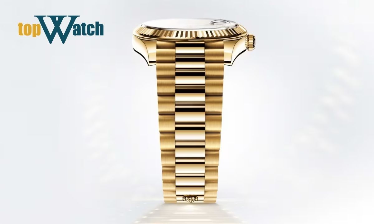 Dây Rolex President là gì? Cấu trúc thiết kế và cách nhận biết Dây President là kiểu dây kim loại ba hàng mắt xích đặc trưng
