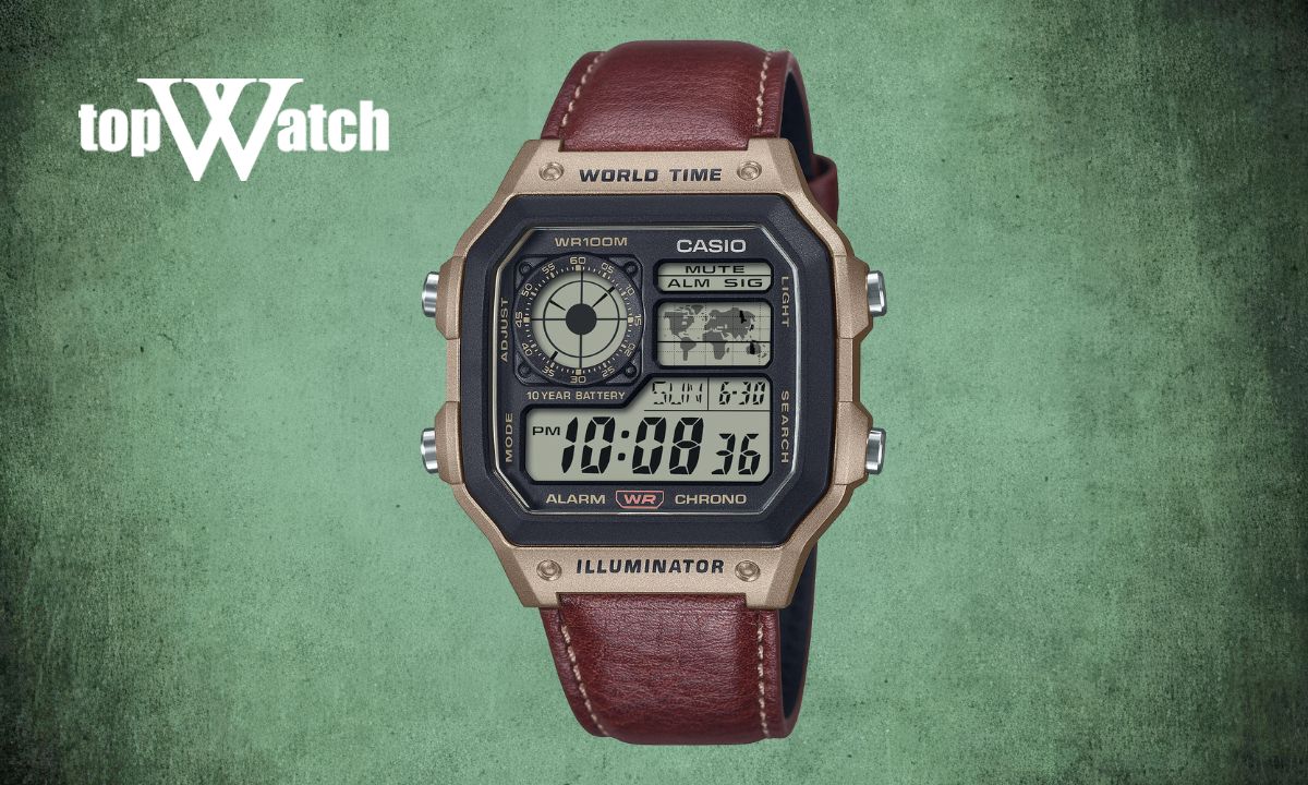 Đồng hồ Casio AE-1200WHL-5AV mặt số điện tử