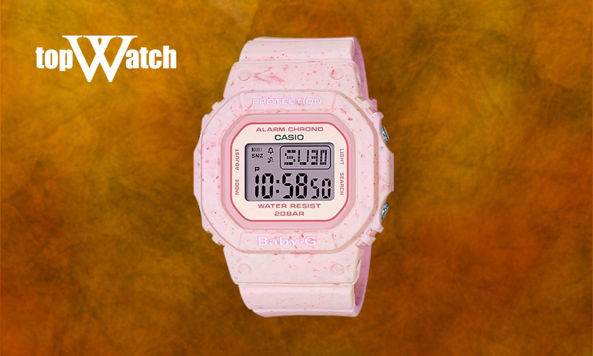 Gợi ý 10 mẫu đồng hồ Casio mặt vuông thiết kế đẹp và bán chạy Đồng hồ Casio Baby-G BGD-560CR-4DR màu hồng