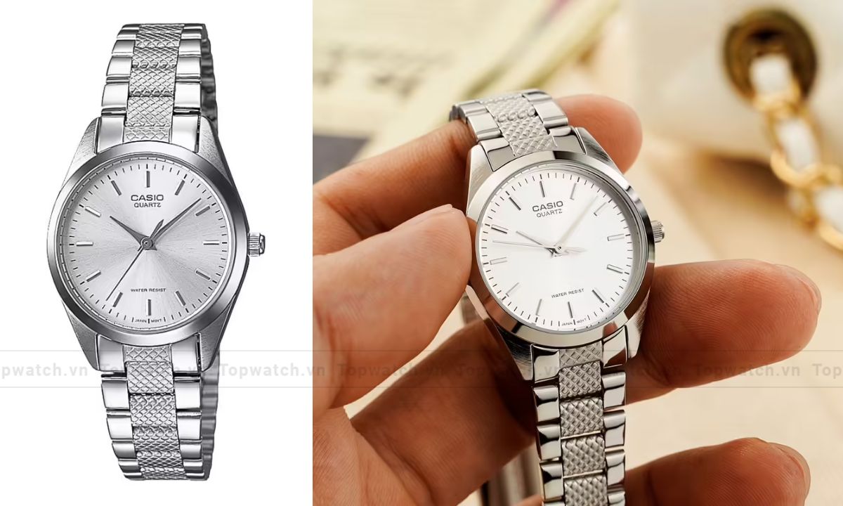 Đồng hồ Casio LTP-1274D-7ADF mặt số trắng