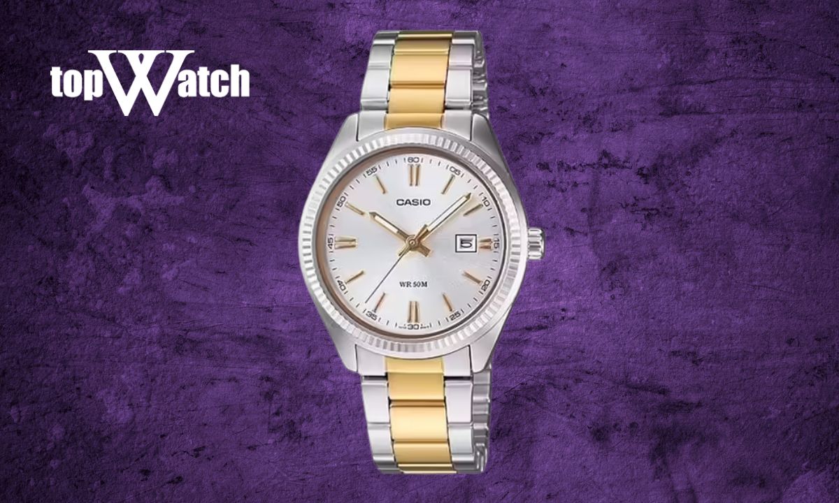 Khám phá 15 mẫu đồng hồ Casio nữ dây kim loại mặt tròn đẹp, thanh lịch Đồng hồ Casio LTP-1302SG-7AVDF