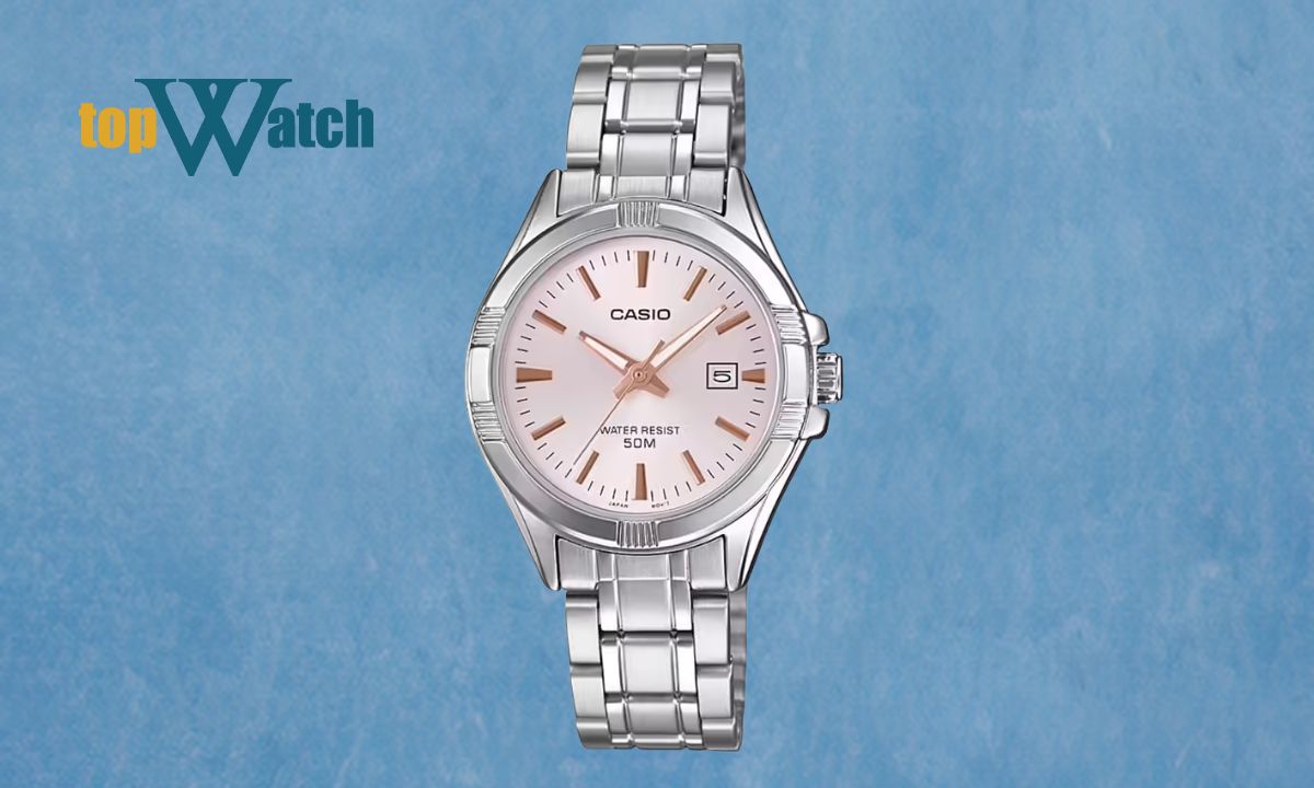 Đồng hồ Casio LTP-1308D-4AVDF mặt số hồng nhạt