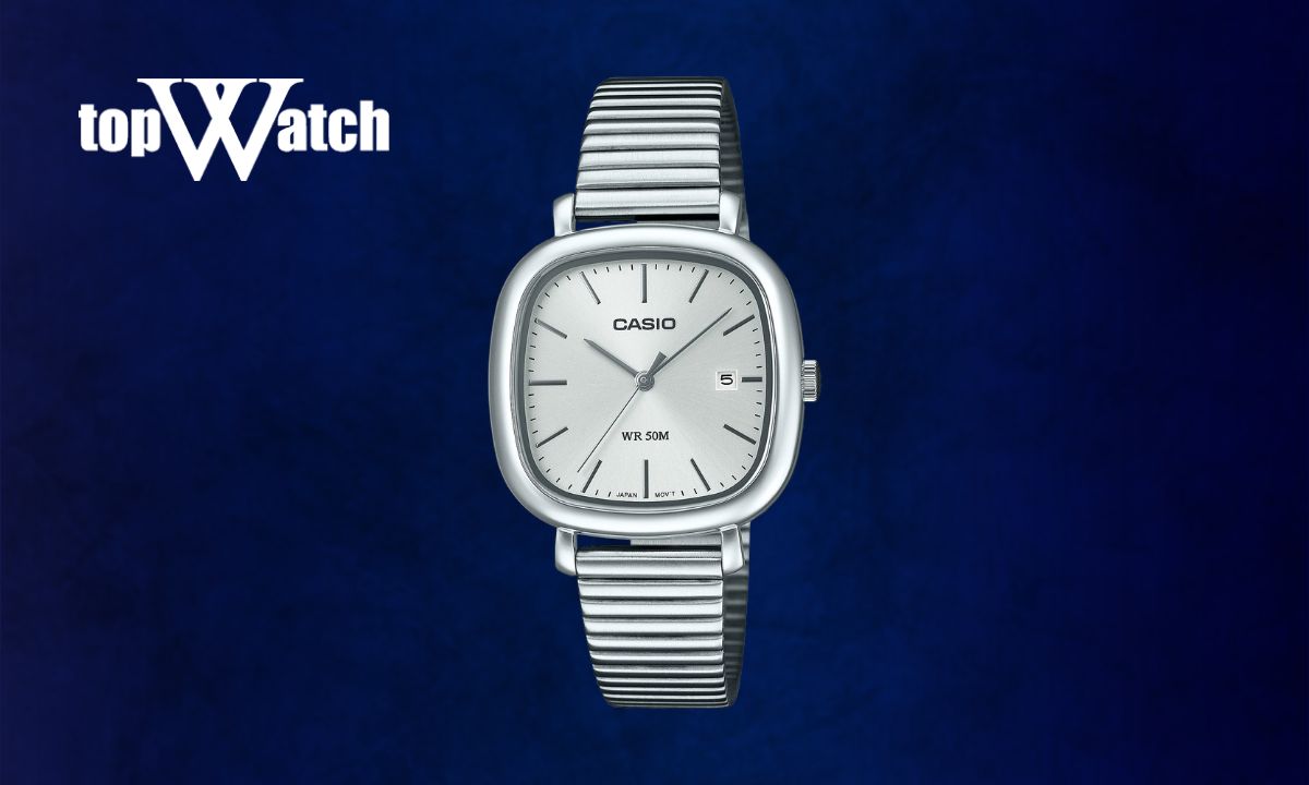 Top 12 mẫu đồng hồ Casio dây kim loại nam nữ bền bỉ Đồng hồ Casio LTP-B166D-7AVDF dây kim loại