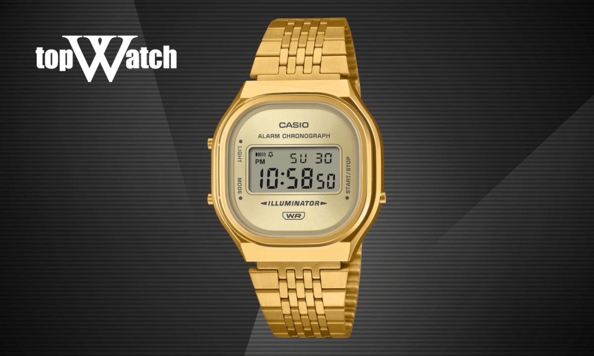 Đồng hồ Casio LTP-E155MR-9B dây kim loại mạ vàng
